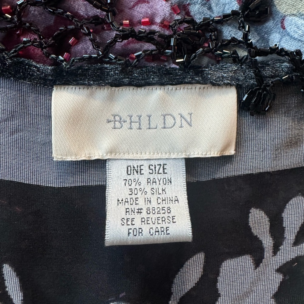 Anthropologie Wedding/BHLDN Pavlova Butnout Velvet Wrap - Picture 3 of 11